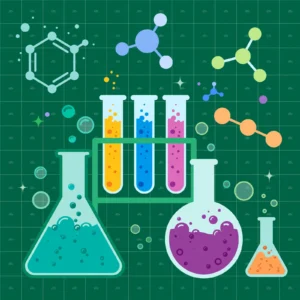 Chemistry practice tests illustration
